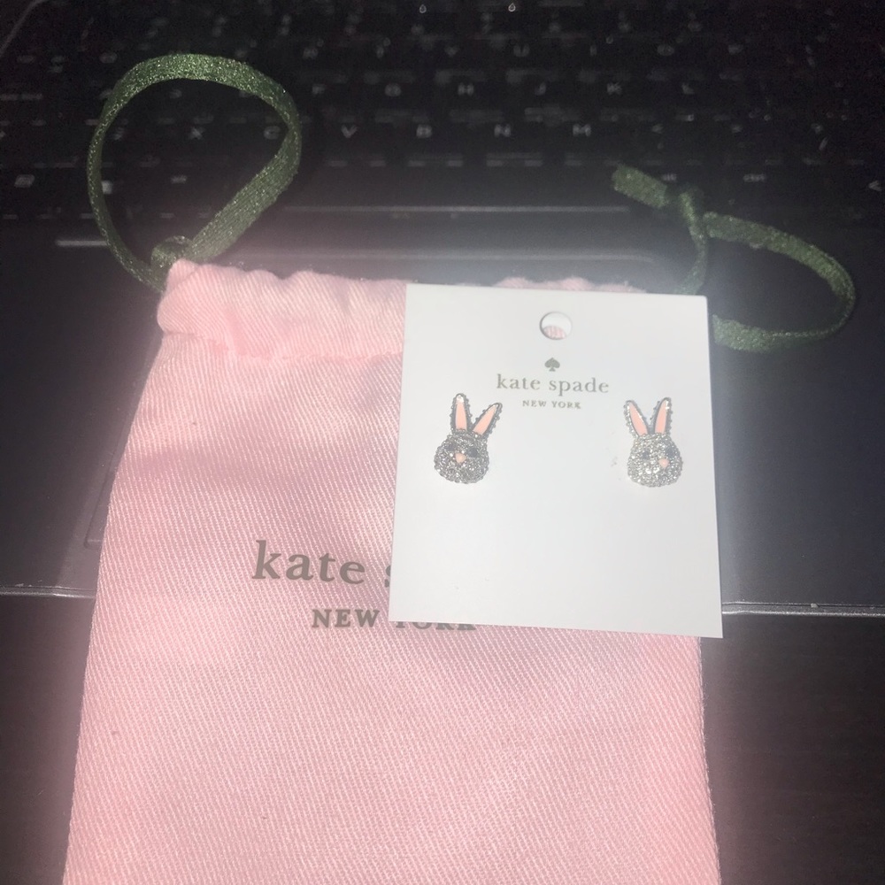 Kate spade bunny earrings